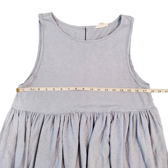 Aemi+Co Boho Dress Womens Small Blue Sleeveless Flowy Mini Dress with Pockets - Picture 6 of 10